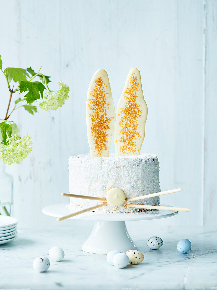 Easter rabbit cake