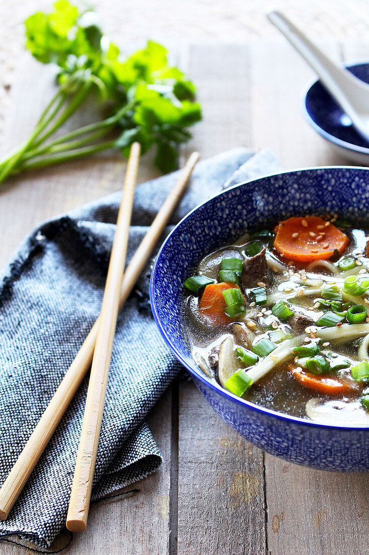 Beef And Coriander Phô Soup