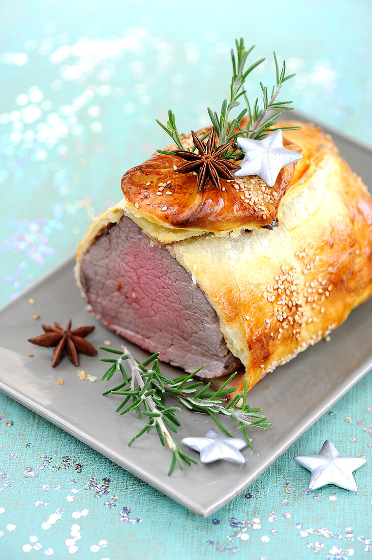 Beef Wellington With Rosemary And Star Anise