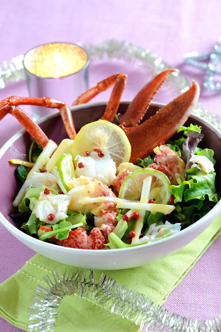Lobster Salad With Lime And Lemon