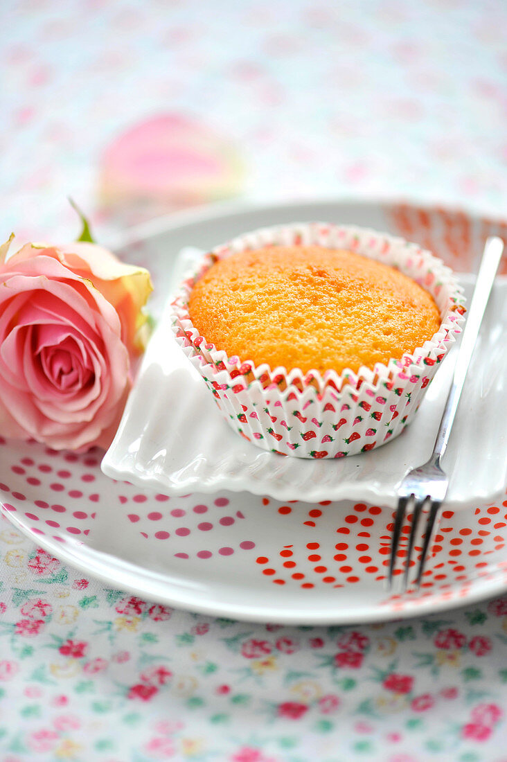Orange blossom muffin