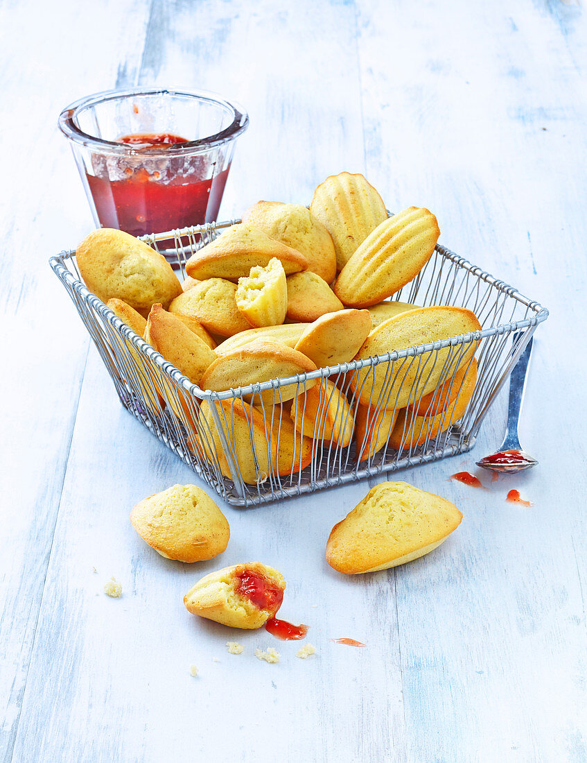 Madeleines, laktosefrei und ohne Butter