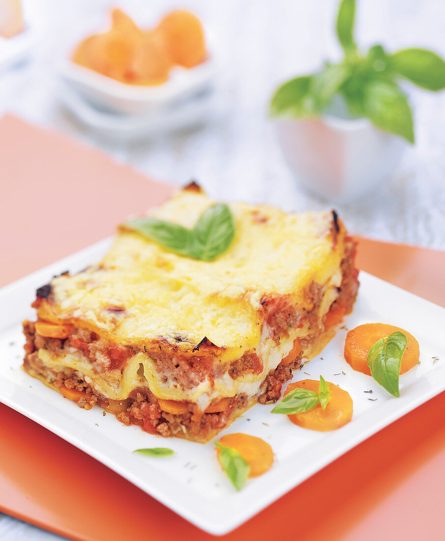 Express lasagna portion