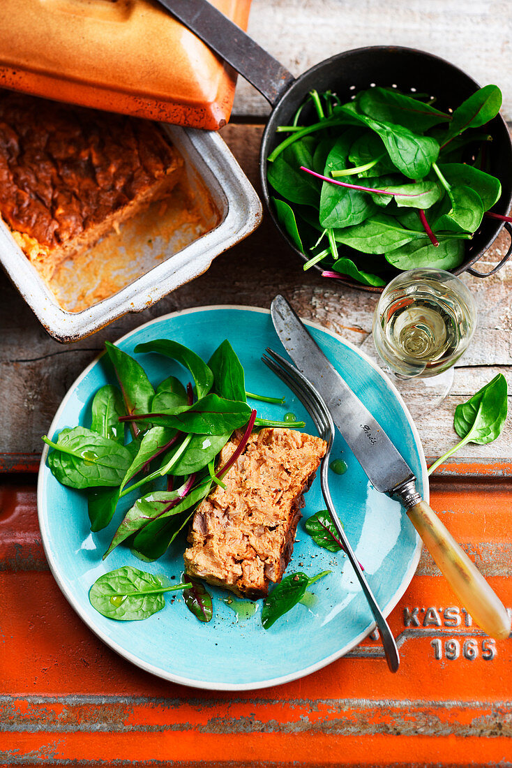 Salmon terrine