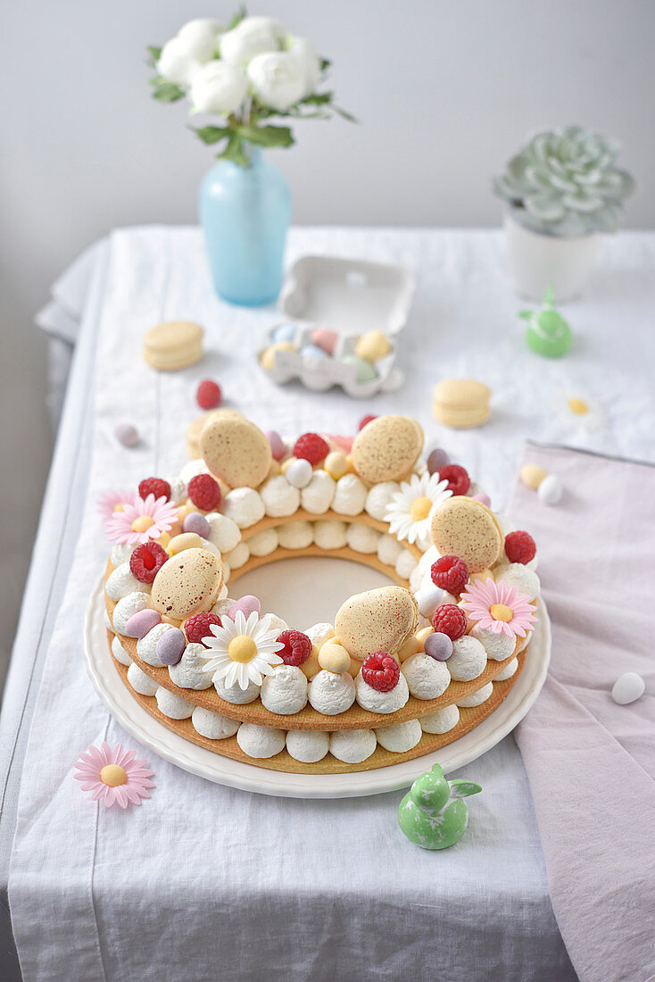 Easter crown cake