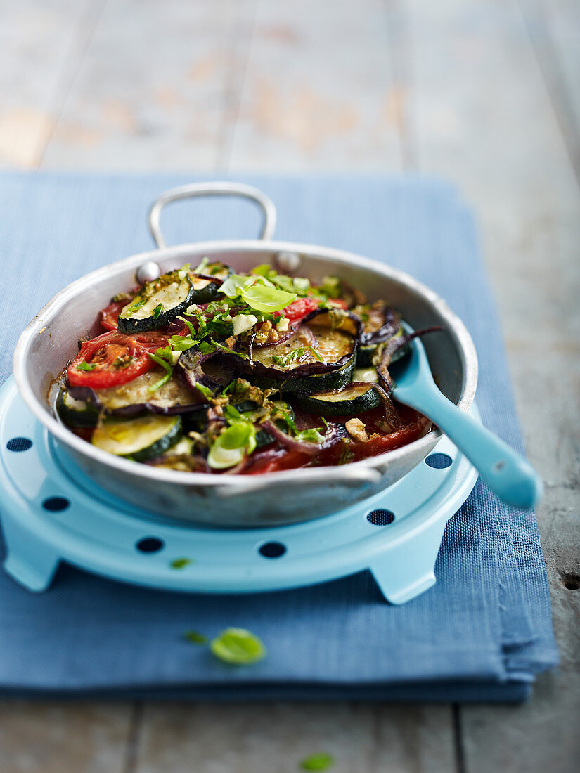 Tian provencal (vegetable casserole from Provence, France)