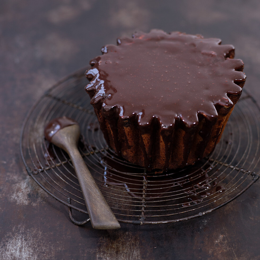 Chocolate Moelleux with coconut and citrus fruits