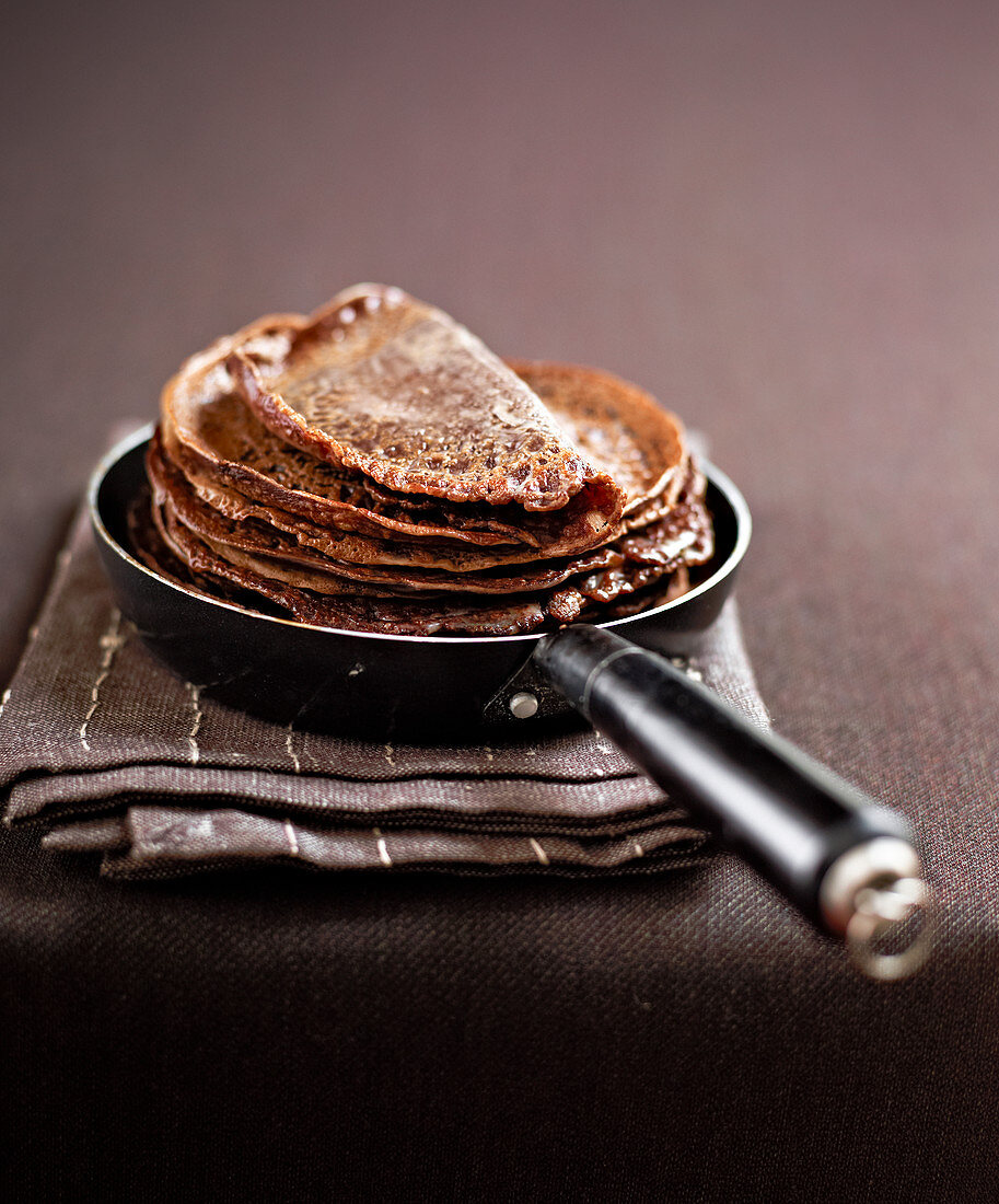 Chocolate crepes