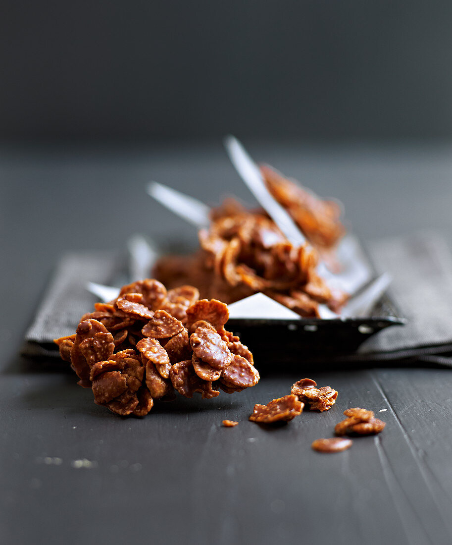 Roses des Sables (Gebäck aus Cornflakes, Frankreich)