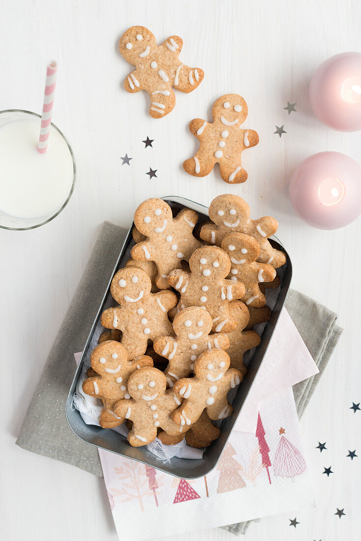 Gingerbread man biscuits