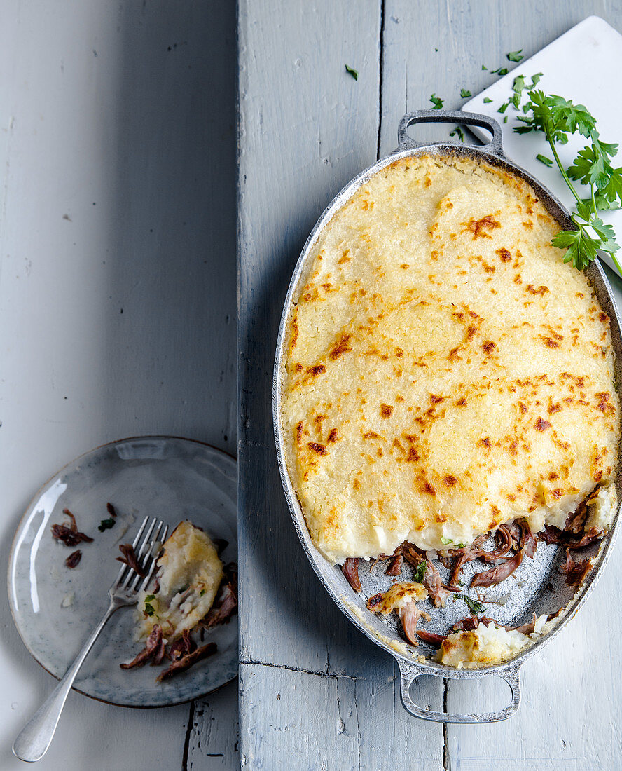 Parmentier with duck