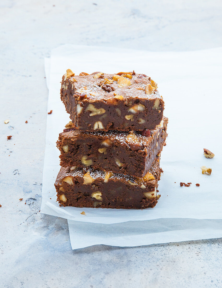 Brownies with nuts