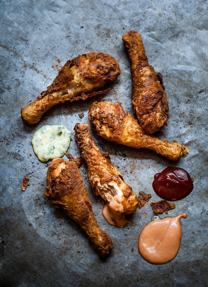 Grilled chicken legs