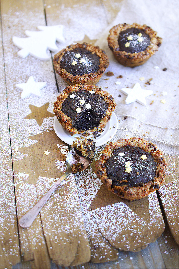 Christmas chocolate tartlets