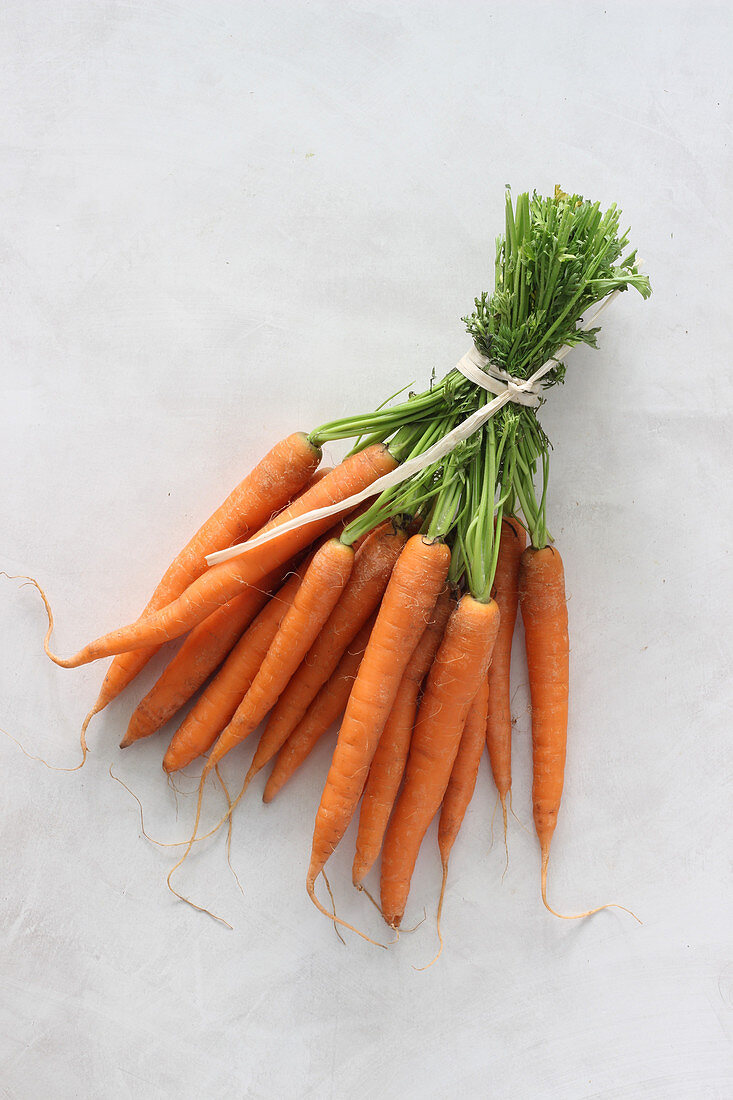 A bunch of carrots