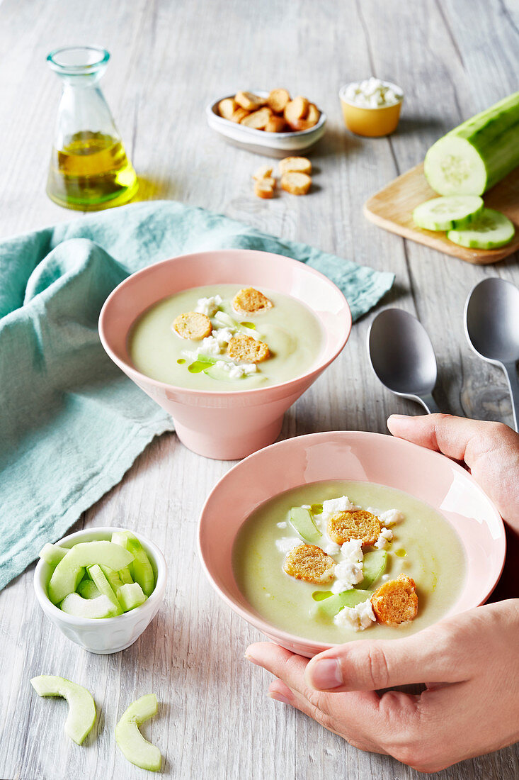 Cucumber gazpacho