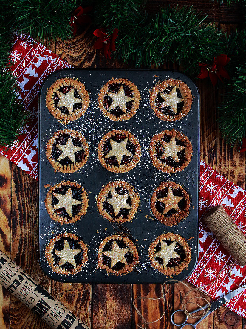 Mince Pies in Muffinblech