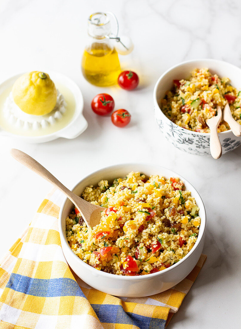 Tabouleh with tomatoes