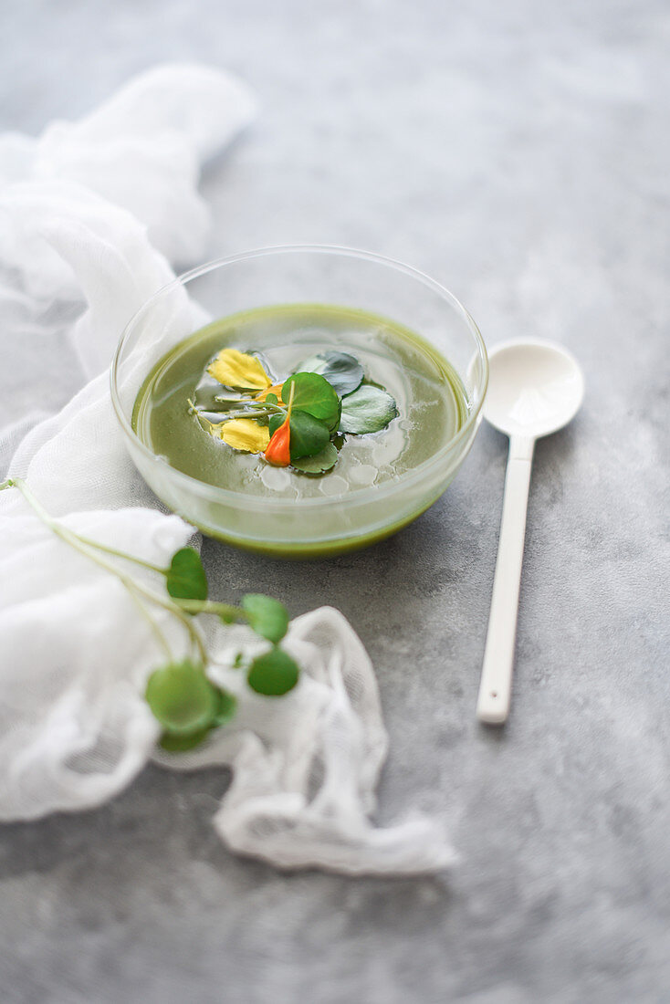 Watercress soup