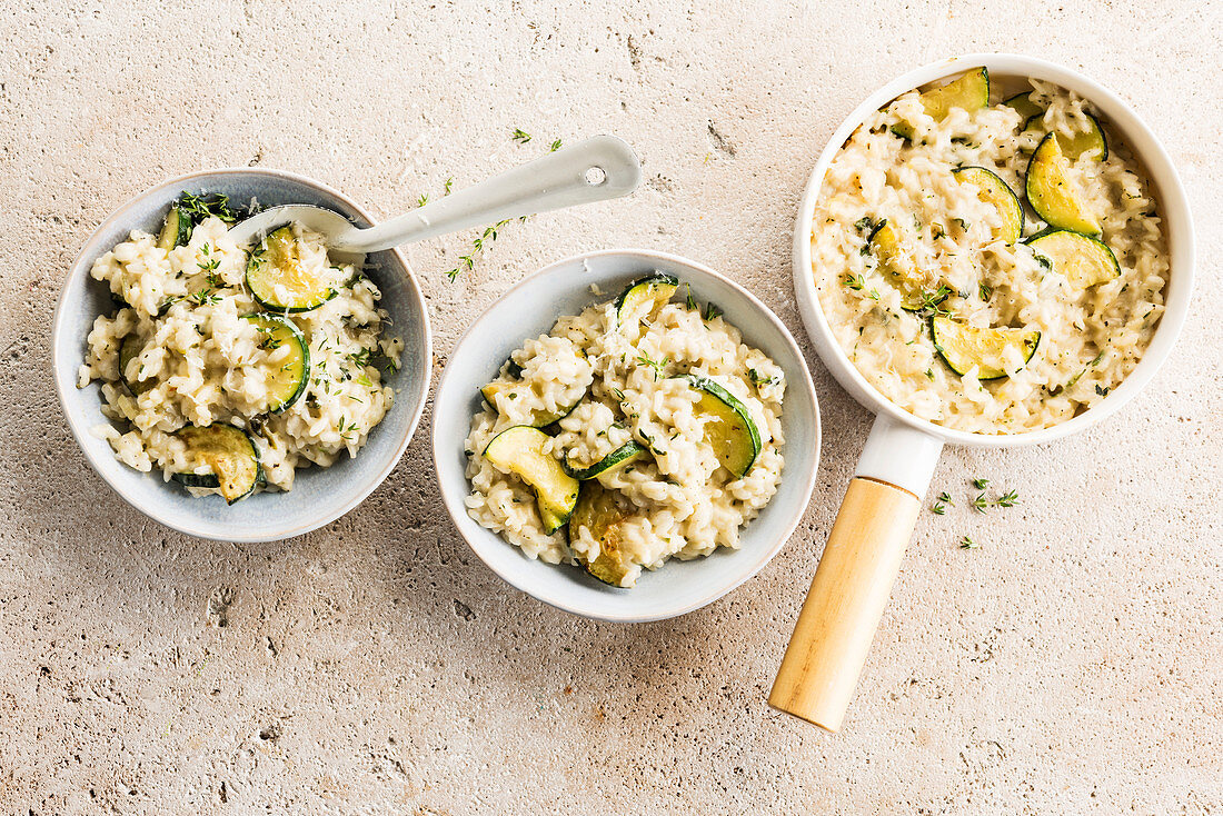 Zucchini-Risotto