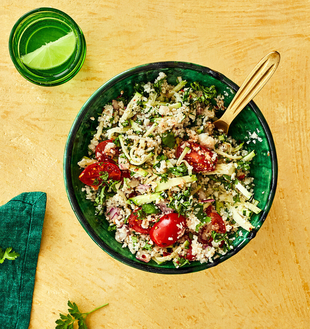 Lebanese cauliflower tabouleh