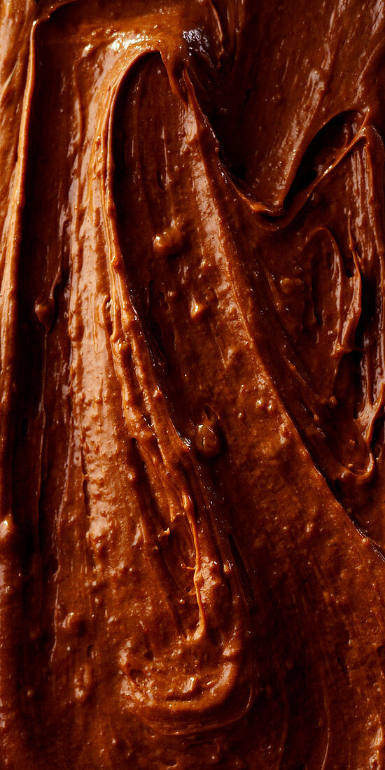 Chocolate dough (close-up, full image)