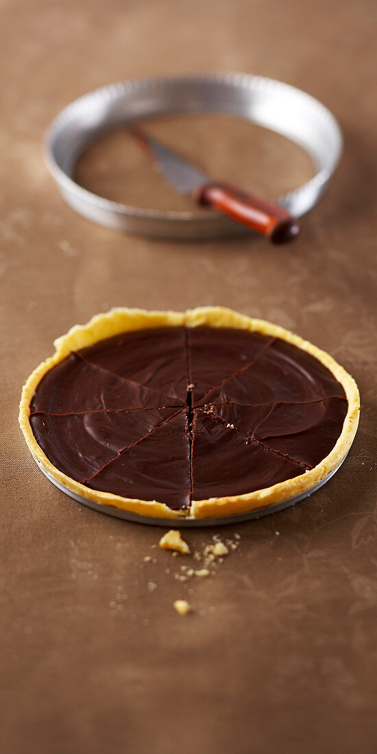 Chocolate-tart