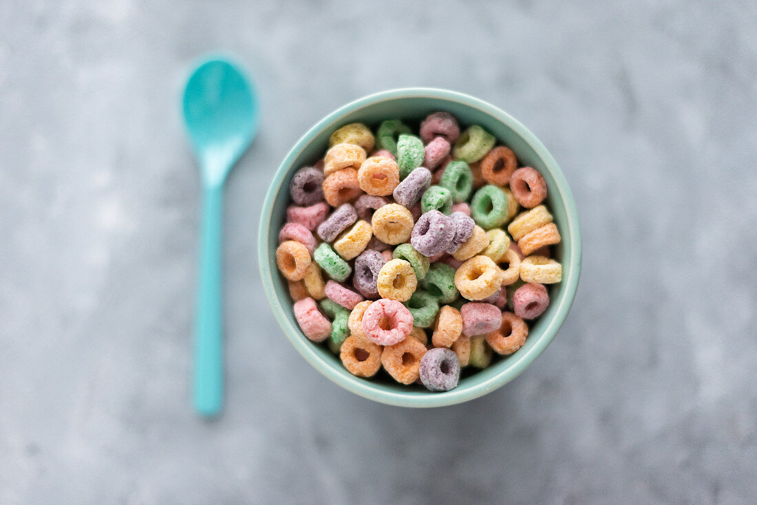 Multicoloured cereal bowl