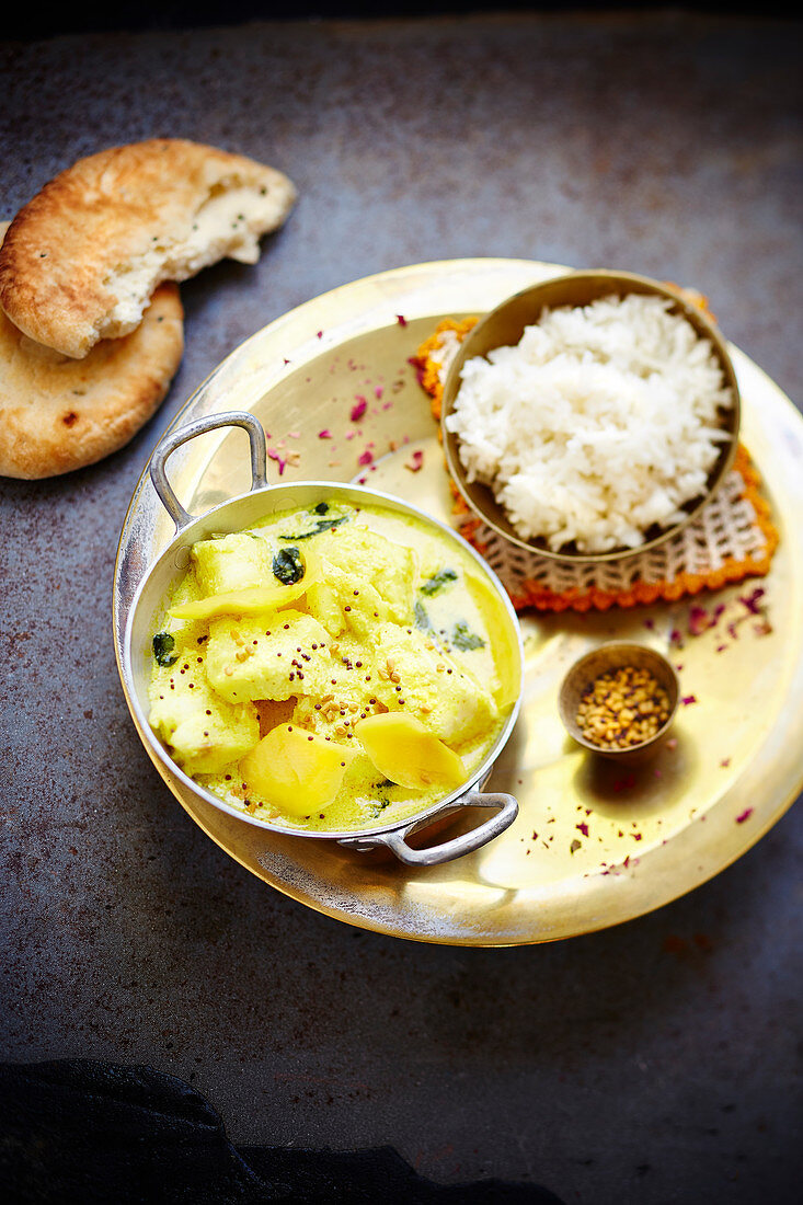 Curry-Kabeljau (Indien)