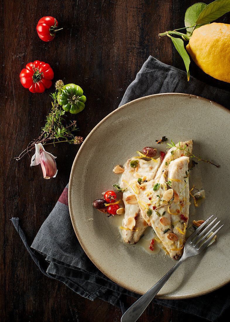 Fischfilets mit Mandelblättchen