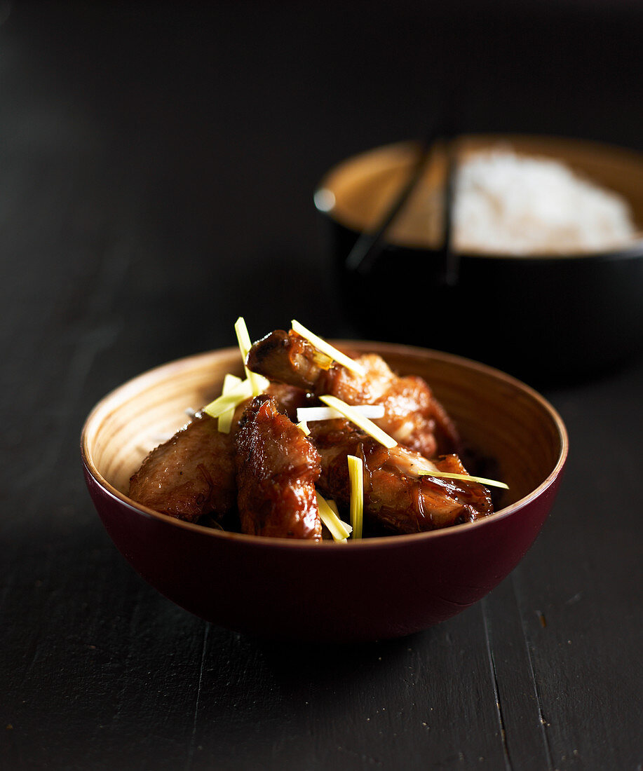 Chicken wing stew Japanese style
