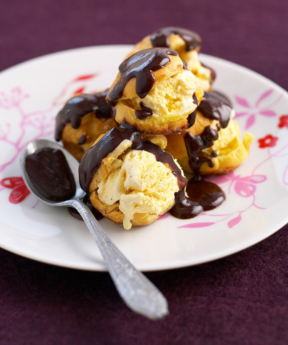 Chocolate Profiteroles