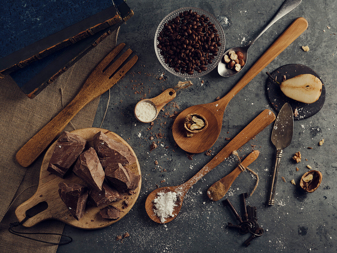 Ingredients for pastry preparation