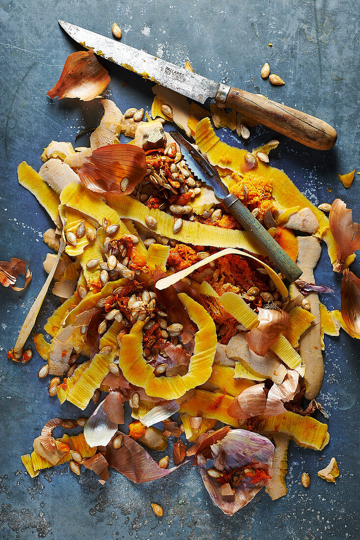 Butternut squash peels