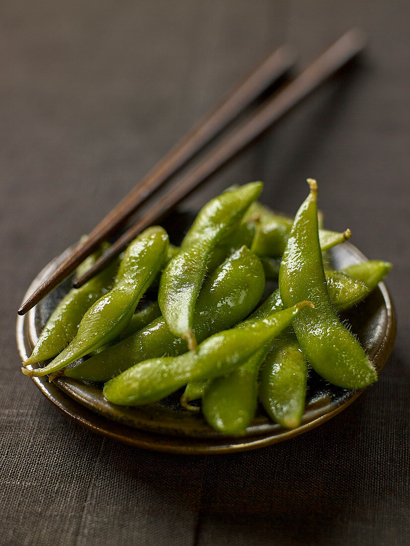 Steamed pea pods (Asia)