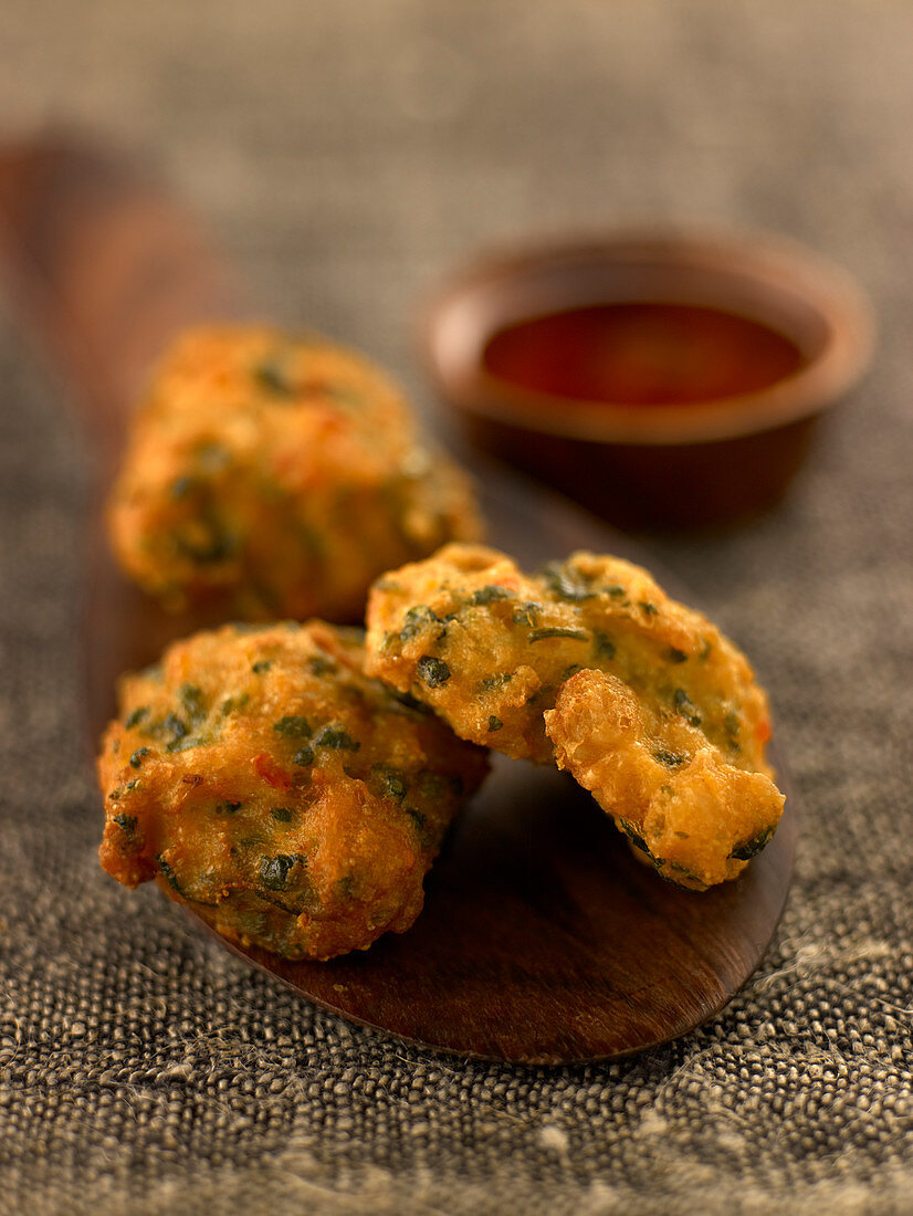 Prawn fritters