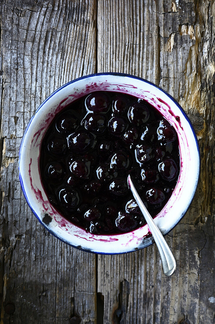 Blueberry coulis