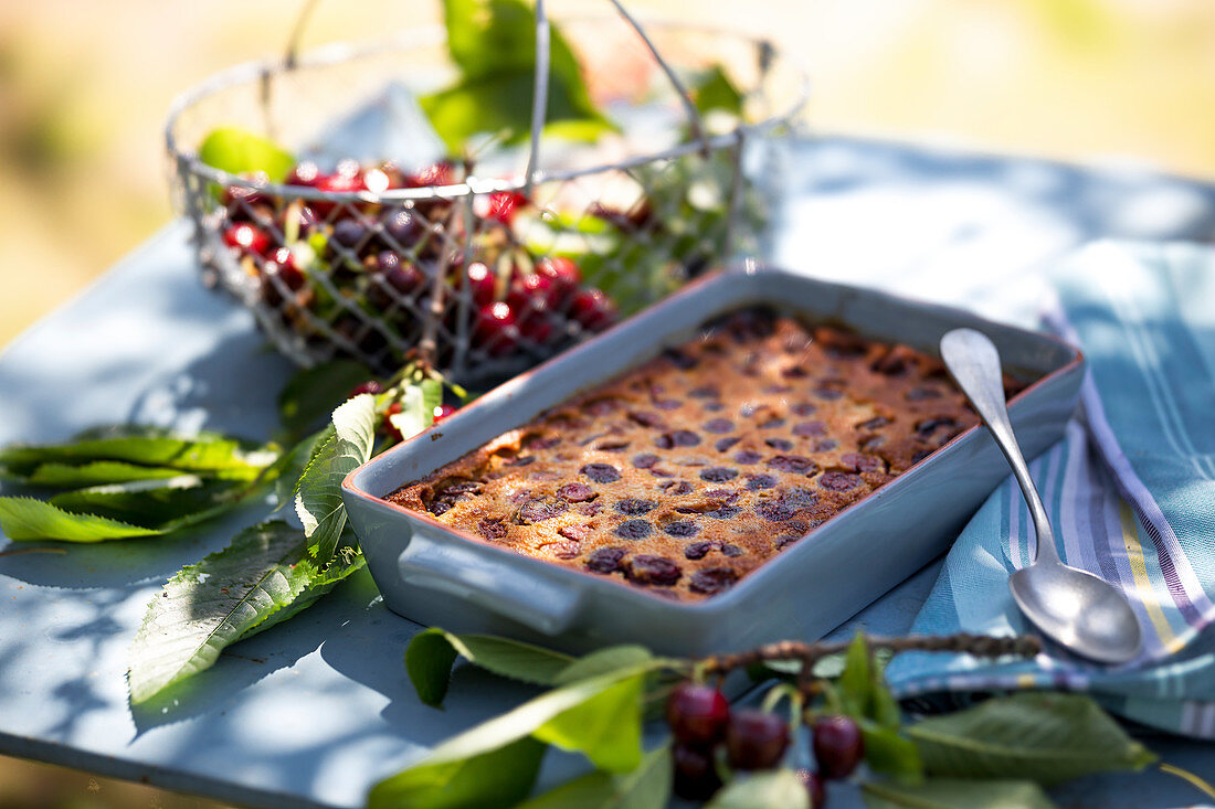 Cherry clafoutis