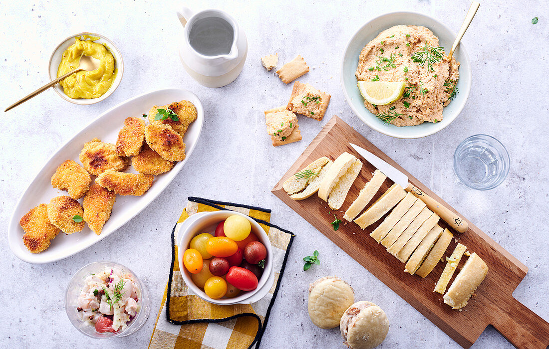 Aperitif table of the Pays de Loire