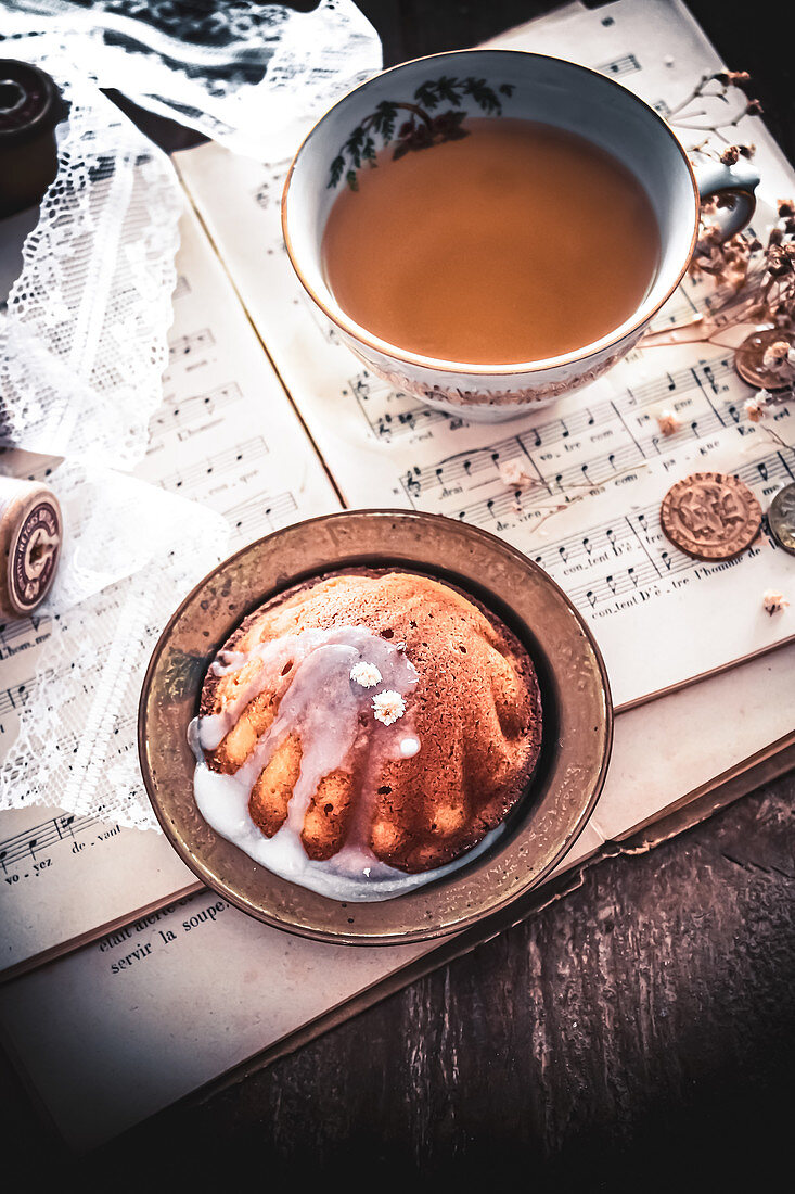 Madeleines in the shape of a shell