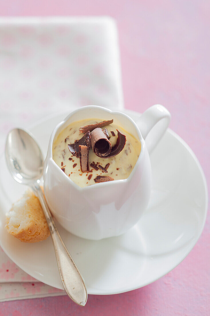 Tiramisu served in a cup