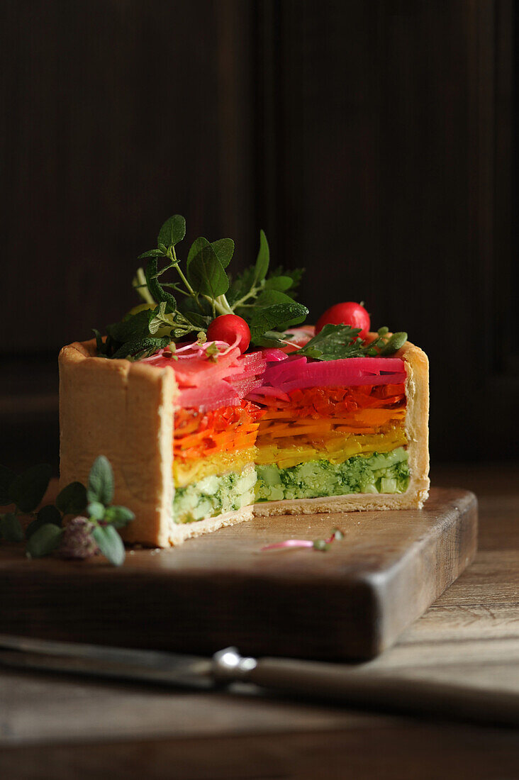 Bunte Gemüsetorte