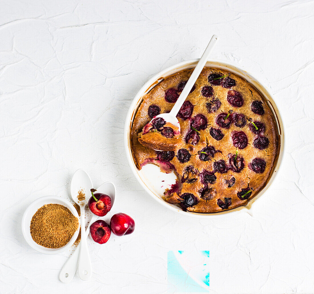 Clafoutis mit Kirschen