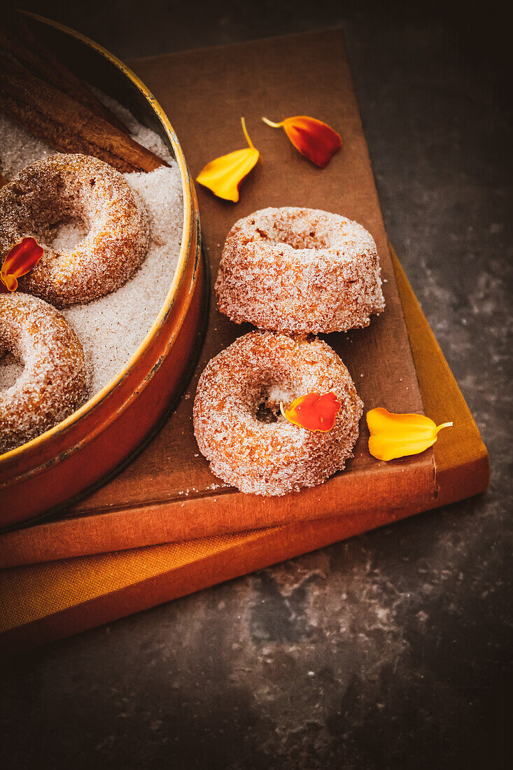 Donuts mit Zucker