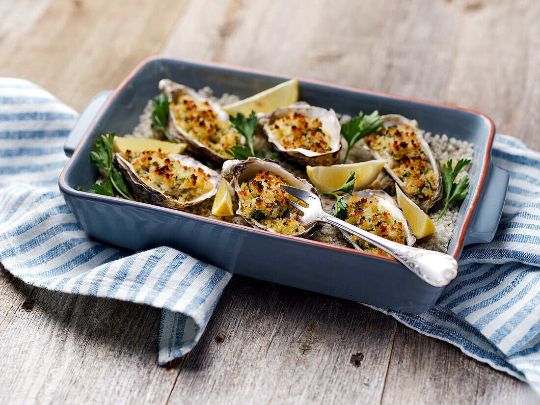 Stuffed oysters