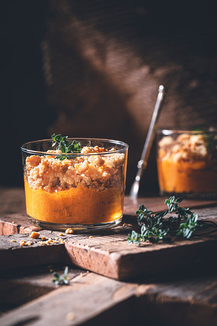 Butternut squash crumble