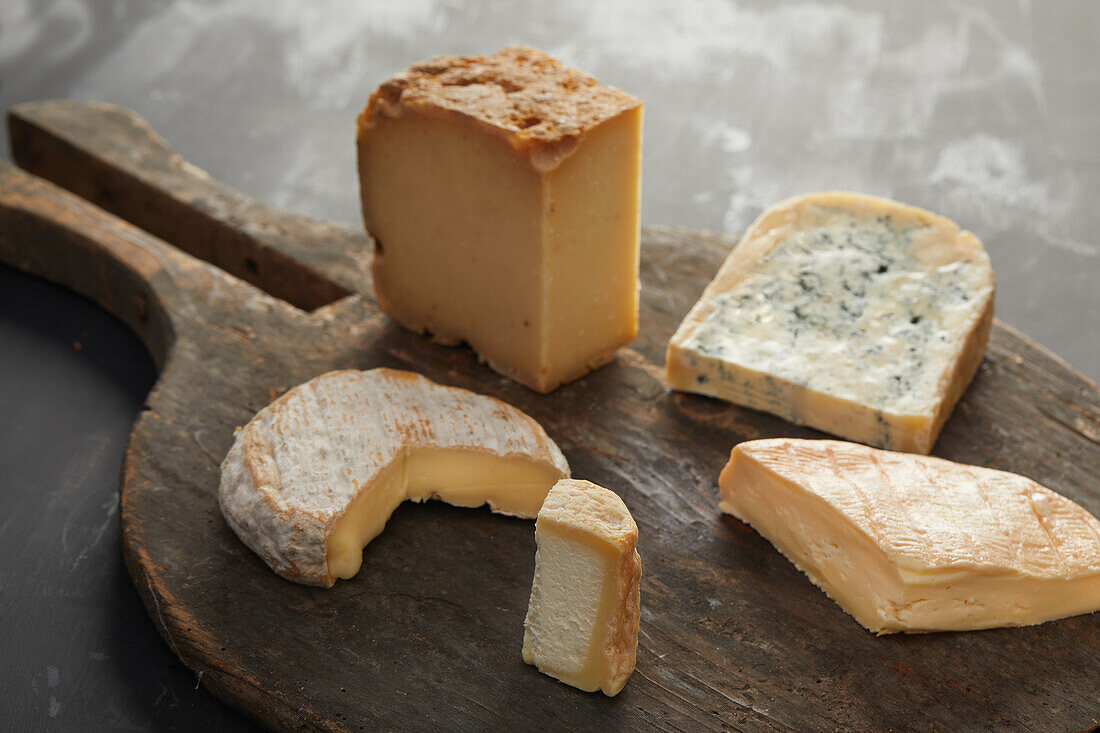 Käseplatte mit Käse aus Nancy (Frankreich)