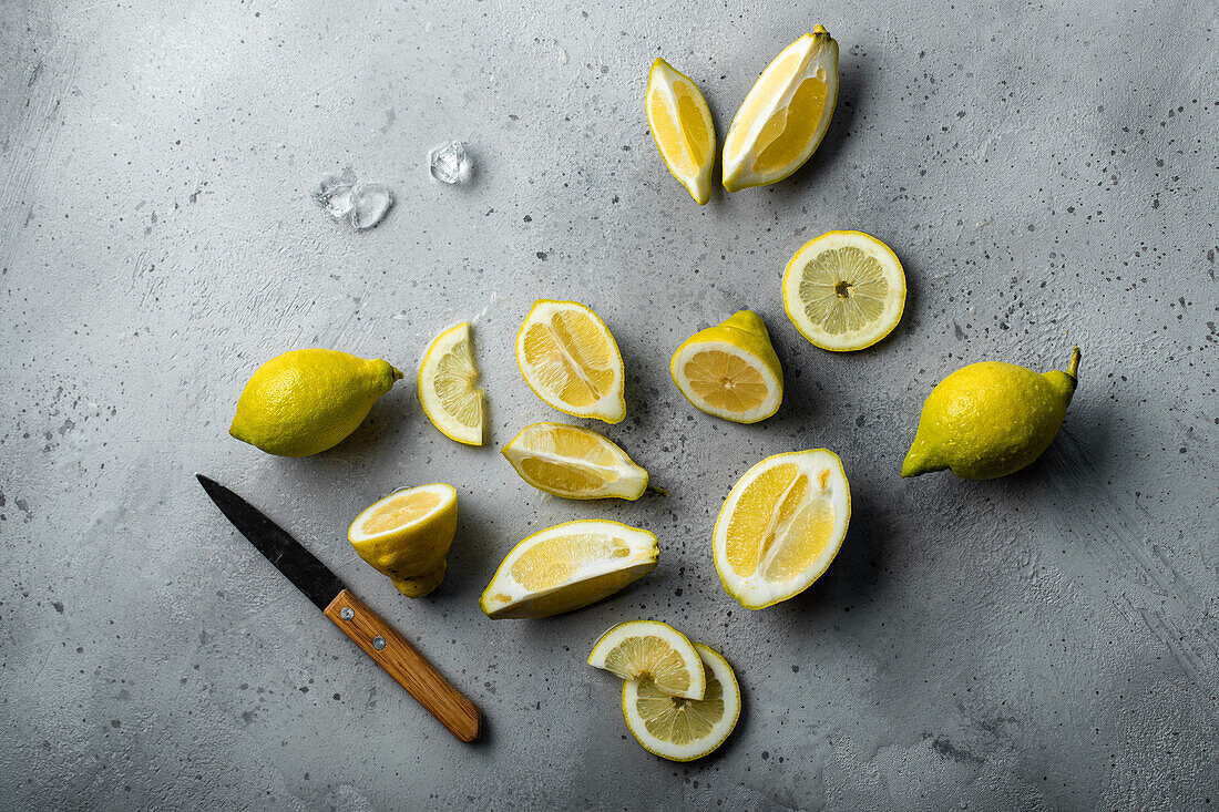 Geschnittene Zitronen