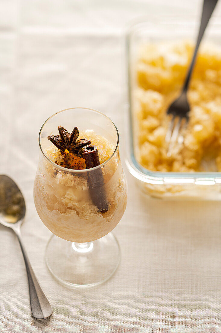 Biergranita mit Gewürzen