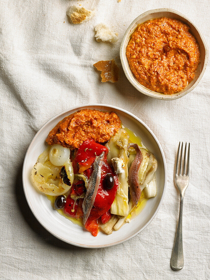 Escalivada with Romesco sauce